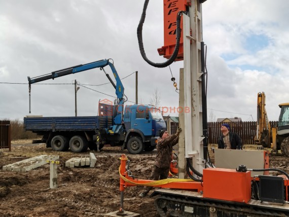 Фундамент из ЖБ свай