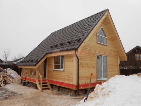 Январь 2023 - баня из бруса №132