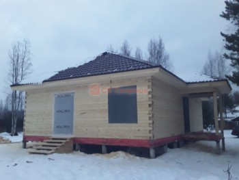 Фото №65: дом из бруса 107