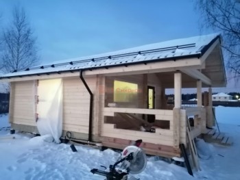 Фото №21: баня из бруса 118