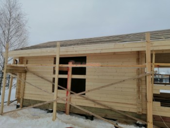 Фото №35: баня из бруса 118