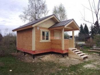 Фото №7: баня из бруса 124