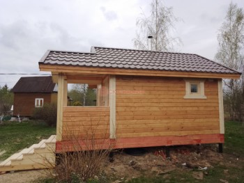 Фото №9: баня из бруса 124