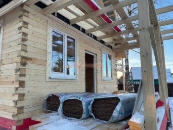 Фото №3: дом из бруса 136