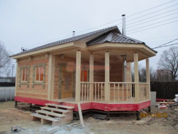 Фото №29: баня из бруса 57