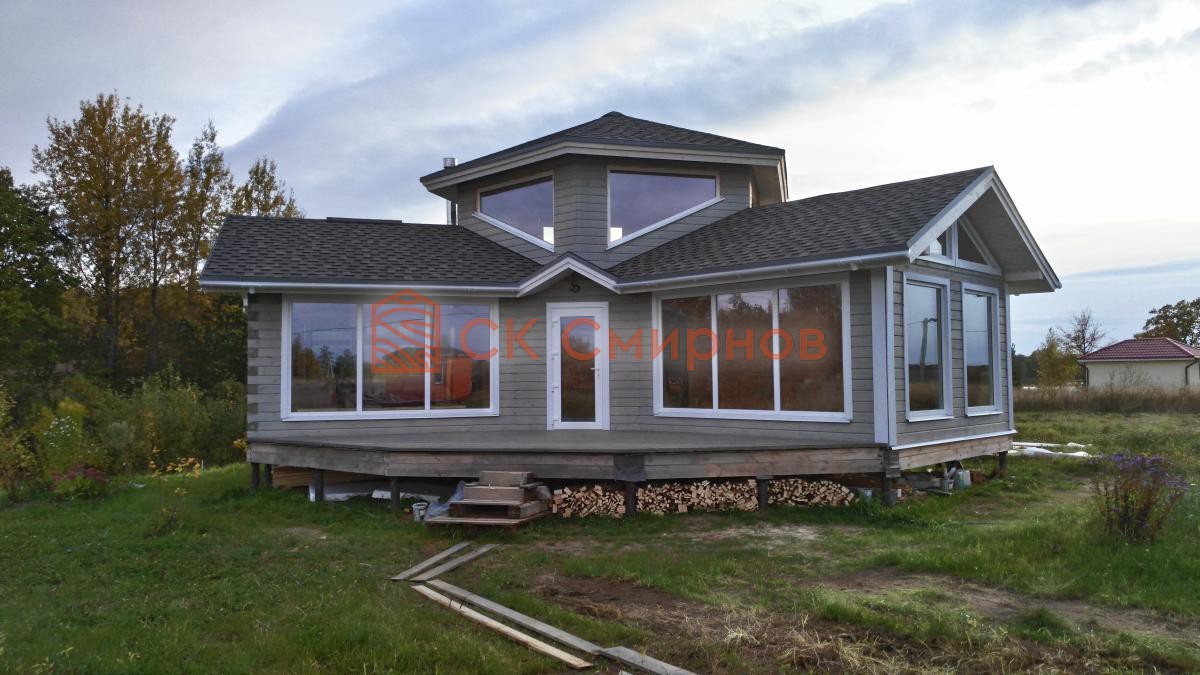 Дом через 2 года после постройки